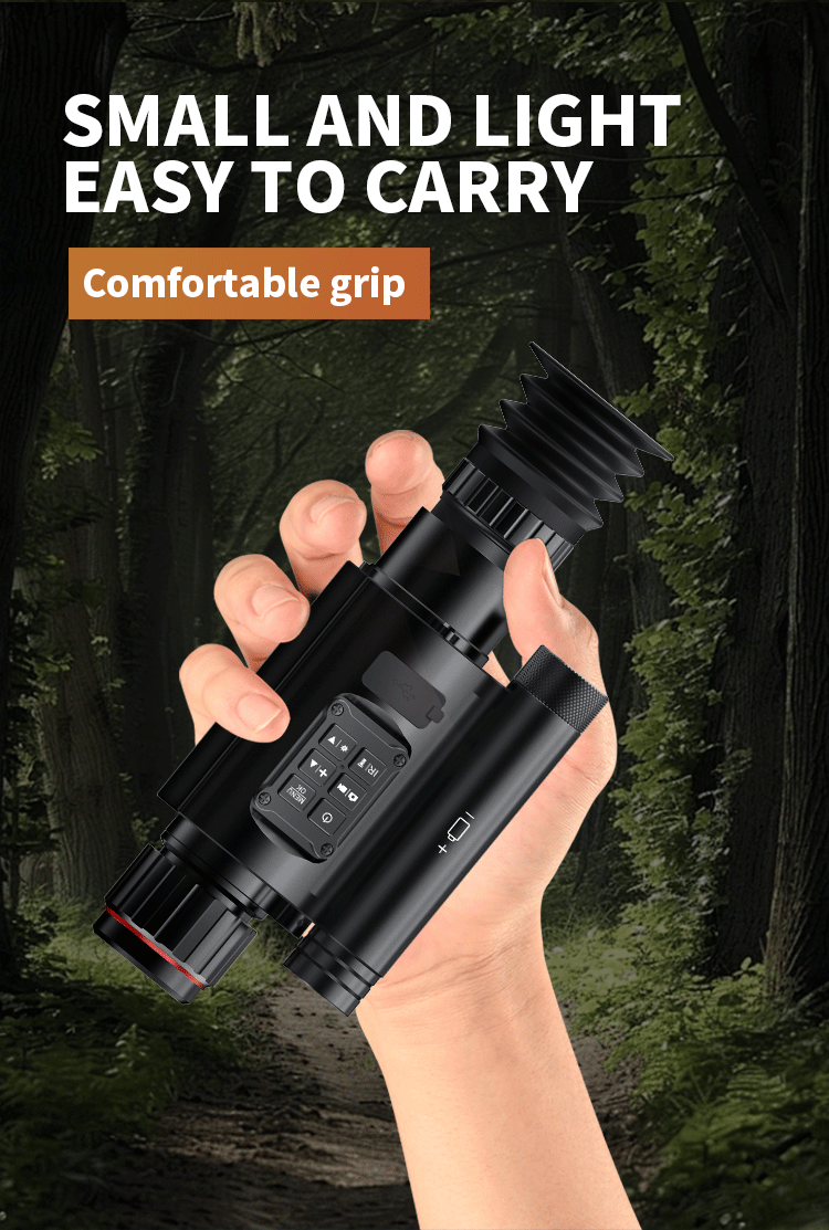 NV077 monocular night vision device 450m night vision range WIFI PIP Leaser Dot 50mm Lens