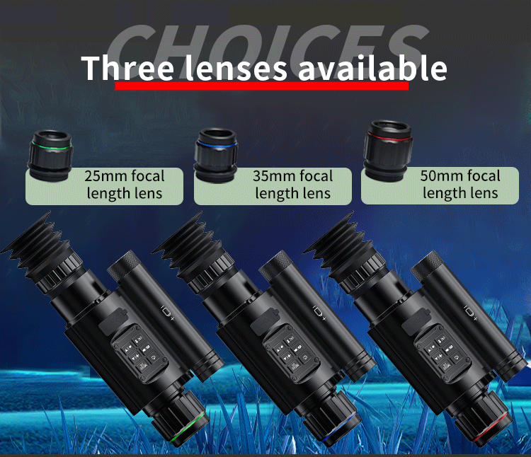 NV077 monocular night vision device 450m night vision range WIFI PIP Leaser Dot 50mm Lens
