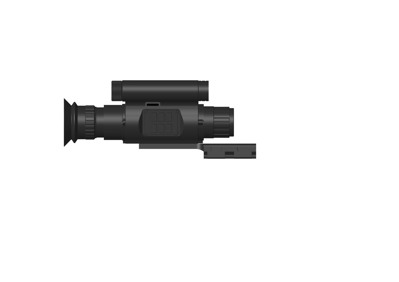 NV075 Night Vision Hunting Scope Goggles Monocular 200-400M Infrared Camera Support Photo & Video,25mm Lens,Metal Body
