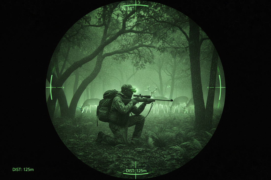 All About the "Red Dot" with Night Vision and Ballistic Calculation NV 076