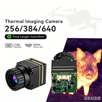 Series Thermal Imaging Camera Module CVBS 256/384/640 for Night Vision for Hunting and Animal Monitoring
