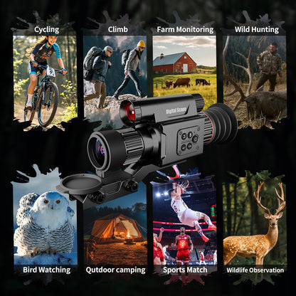 NV078  monocular night vision device 450m night vision range  PIP