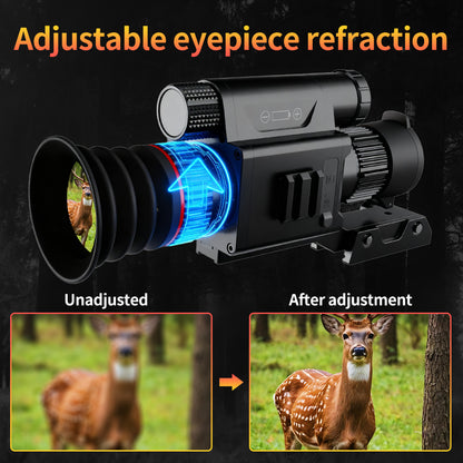 NV078  monocular night vision device 450m night vision range  PIP