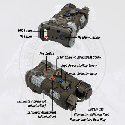 IS-EG NGAL MKII Laser IR Illuminated / VIS Laser Deluxe Ver Hold Zero with 5.56 NATO (.223mm) caliber