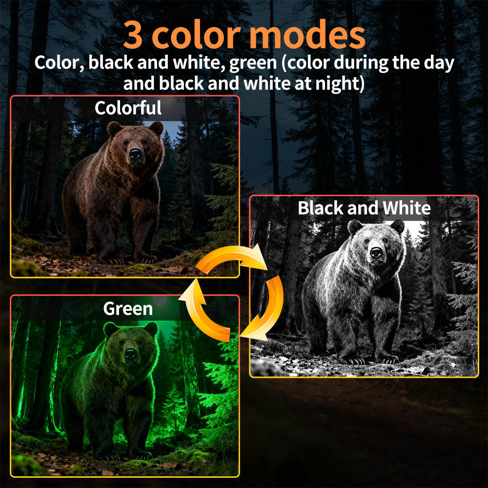 NV078  monocular night vision device 450m night vision range  PIP