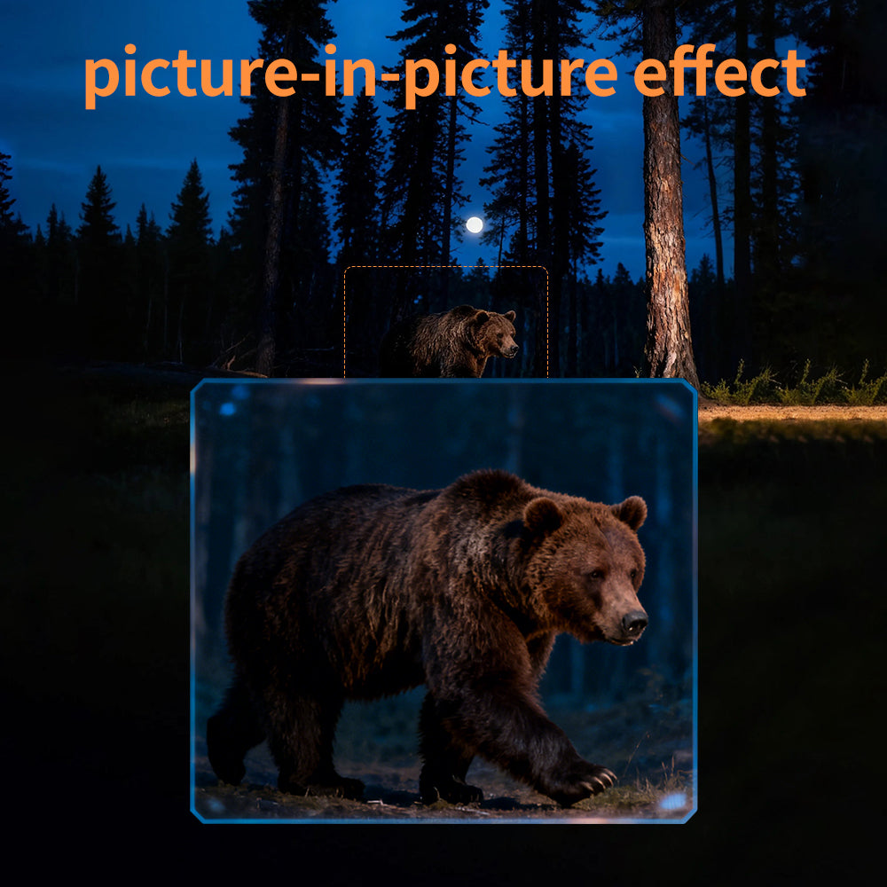 NV078  monocular night vision device 450m night vision range  PIP