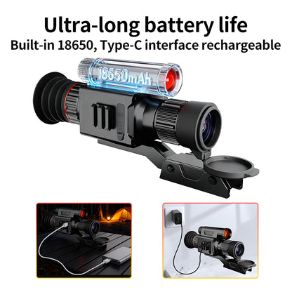 NV078  monocular night vision device 450m night vision range  PIP