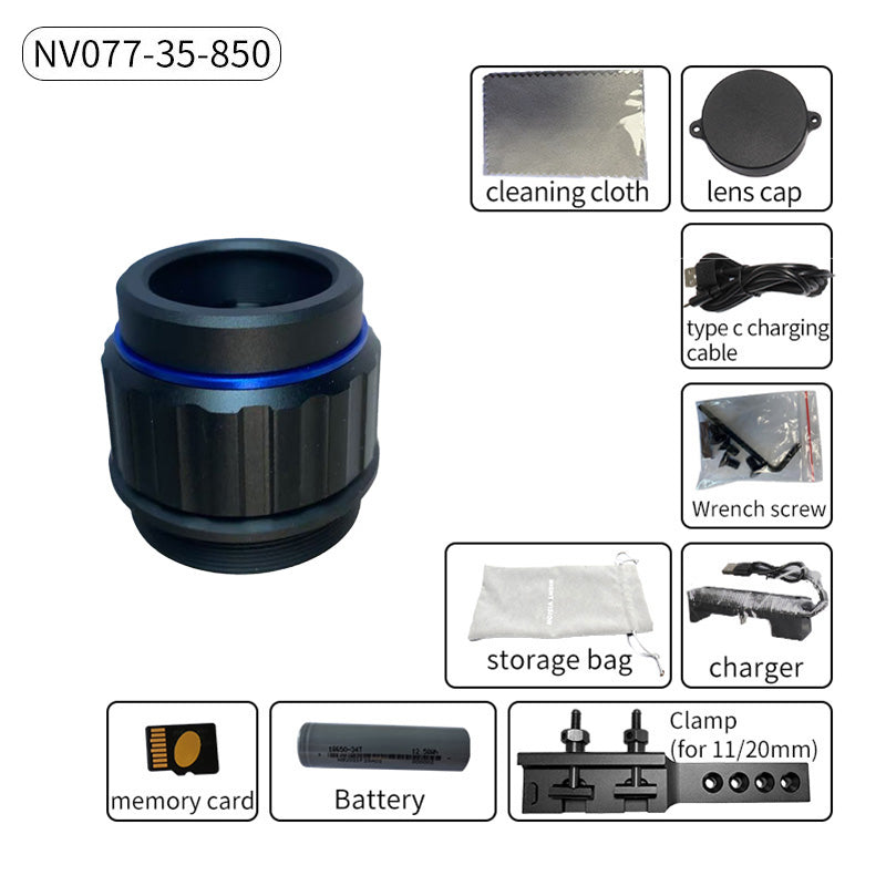 NVH PlusVision NV077 Advanced Digital Night Vision Monocular Lens & Accessory Set