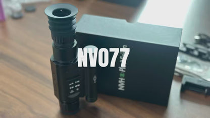 NV077 monocular night vision device 450m night vision range WIFI PIP Leaser Dot 35mm Lens