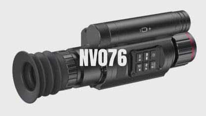 NV076 monocular night vision device 1000m laser ranging 450m night vision range WIFI ballistic calculation 35mm